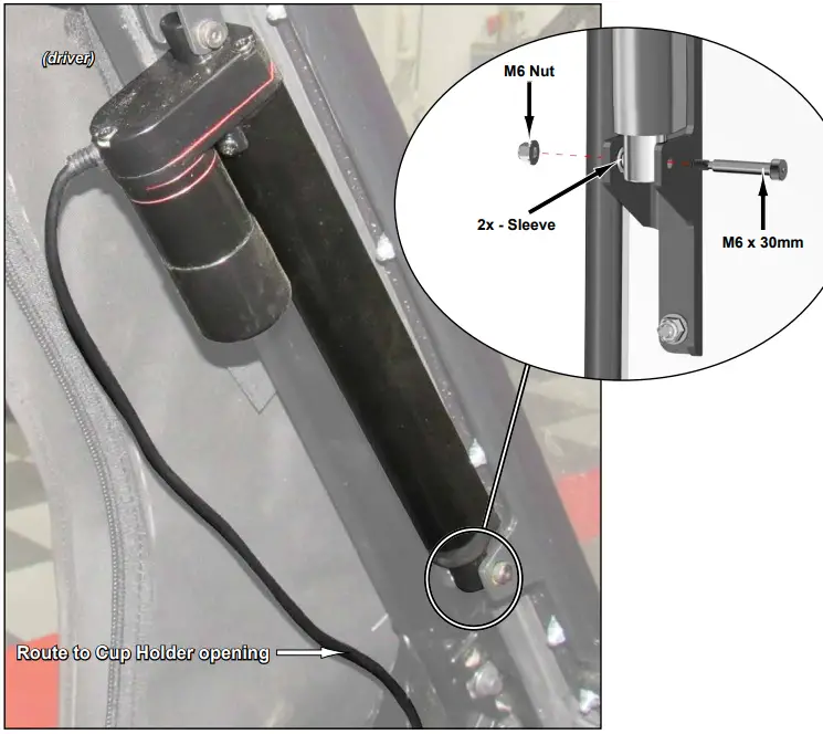 SUPERATV Polaris Ranger XP 900 Powered Flip Windshield-14