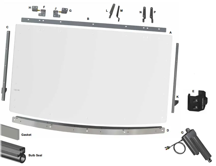 SUPERATV Polaris Ranger XP 900 Powered Flip Windshield-2