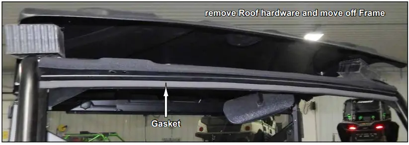 SUPERATV Polaris Ranger XP 900 Powered Flip Windshield-5