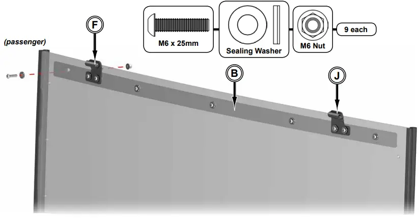 SUPERATV Polaris Ranger XP 900 Powered Flip Windshield-7