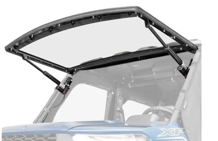 SUPERATV Polaris Ranger XP 900 Powered Flip Windshield-PRO