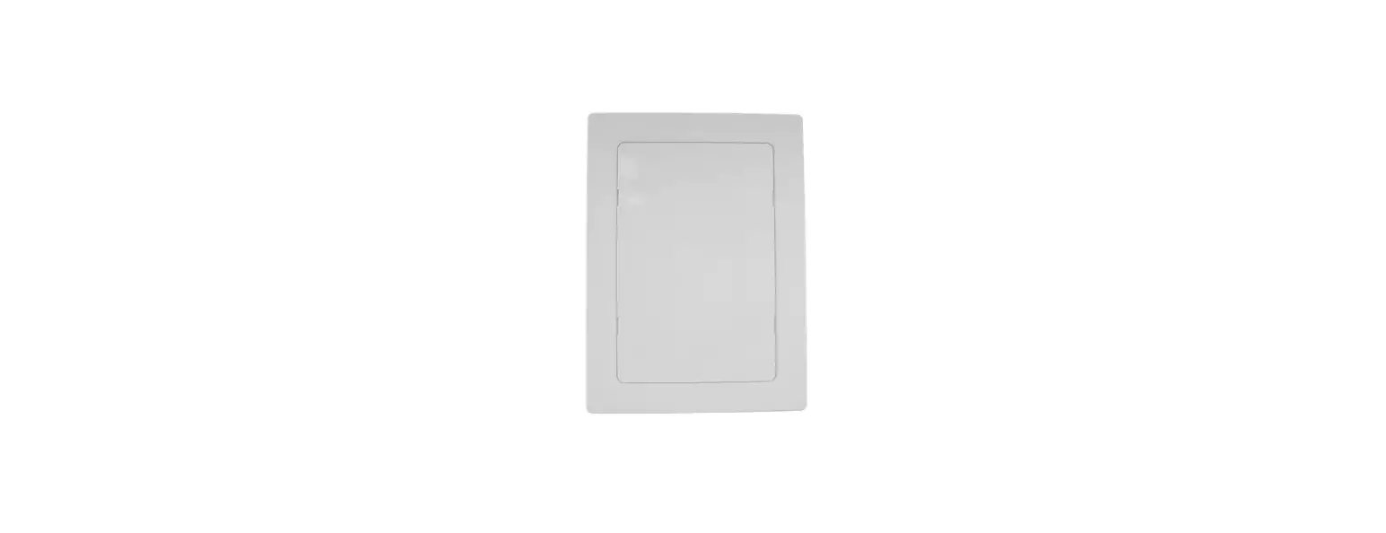 Jones Stephens A06014 14 Inch X 14 Inch Spring Loaded White Plastic Access Panel User Manual
