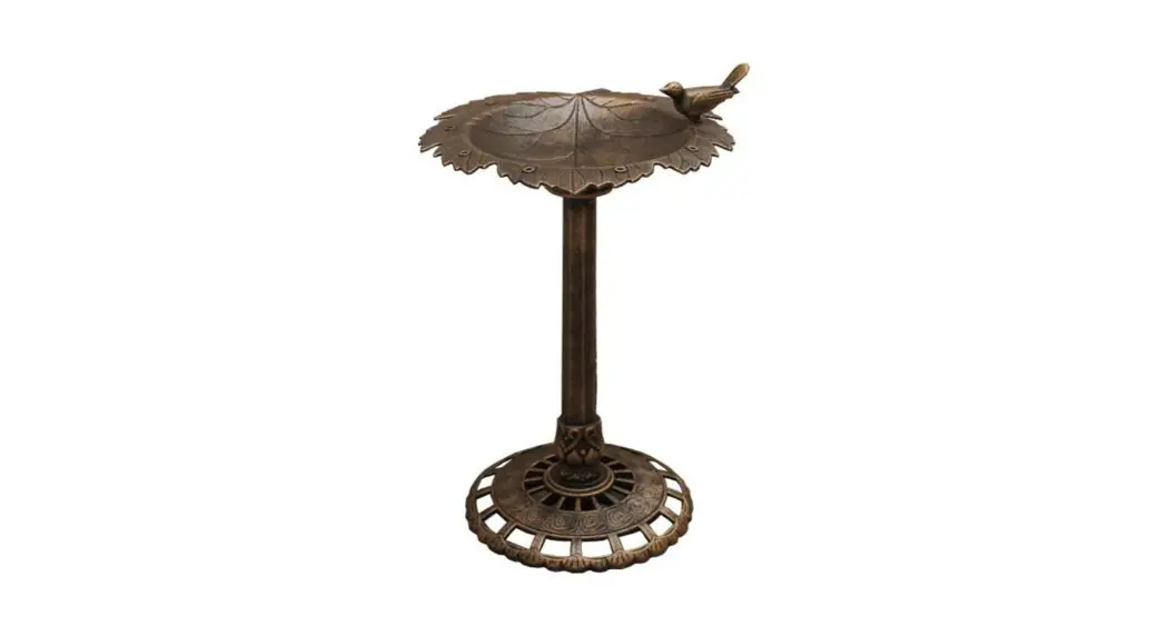Xbrand Bb3349bne Leaf Design Birdbath Instruction Manual