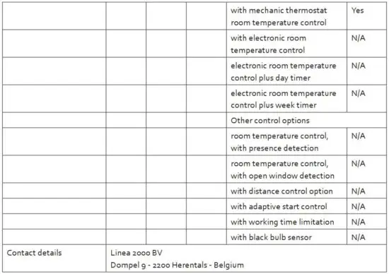FIG 9 SPECIFICATIONS
