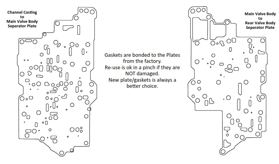 TRANSGO SK6T70 6T75 GEN1 SHIFT KITÂ Valve Body Repair Kit - Fig5