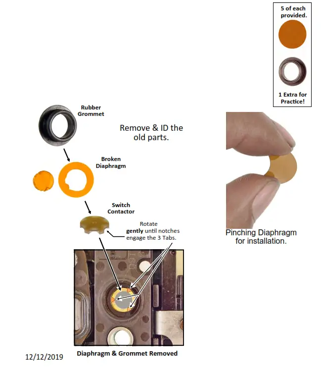 TRANSGO SK6T70 6T75 GEN1 SHIFT KITÂ Valve Body Repair Kit - Fig7
