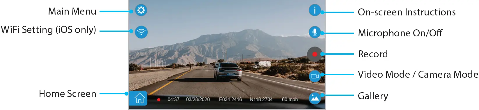 TYPE S BT530024-1 Best 4K Ultra HD Dash Camera For Your Vehicle 49