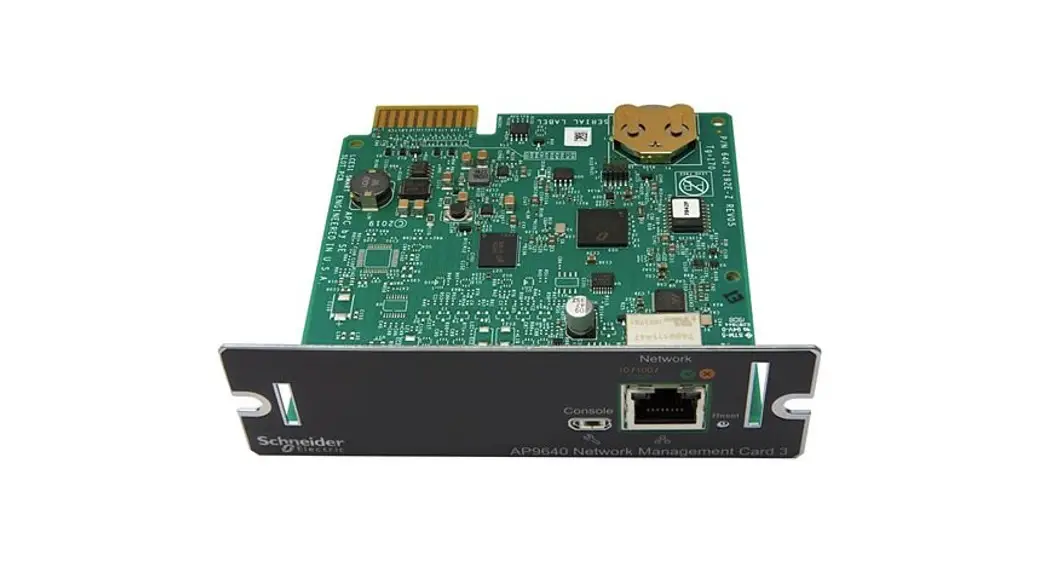 Schneider Electric Network Management Card Instructions Schneider Electric Network Management Card Instructions