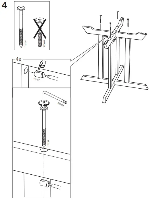 IKEA Bondholmen Table, Outdoor, Grey, 65x65cm -4