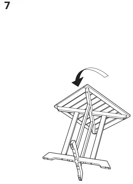 IKEA Bondholmen Table, Outdoor, Grey, 65x65cm -pc7