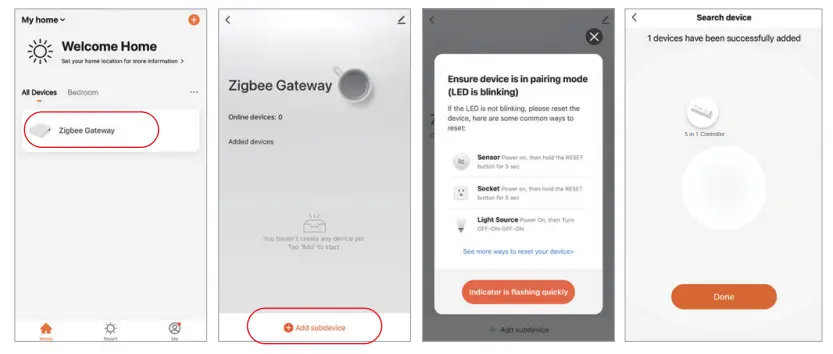 MiBOXER 5-in-1-LED-Controller-Zigbee-3.0-+-2.4G-Instruction-fig-8
