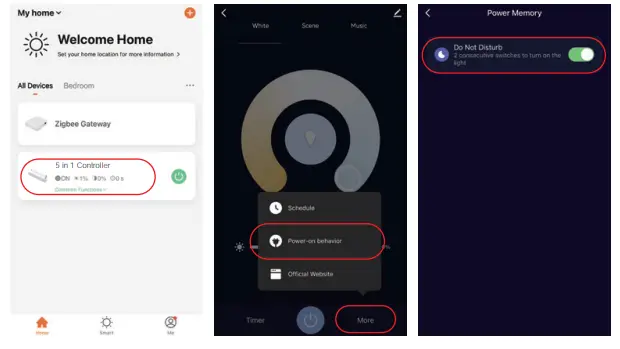 MiBOXER 5-in-1-LED-Controller-Zigbee-3.0-+-2.4G-Instruction-fig-9