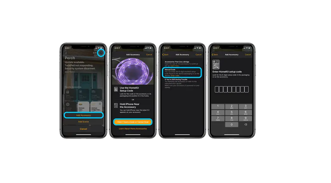 Add A Homekit Accessory To The Home App Add A Homekit Accessory To The Home App
