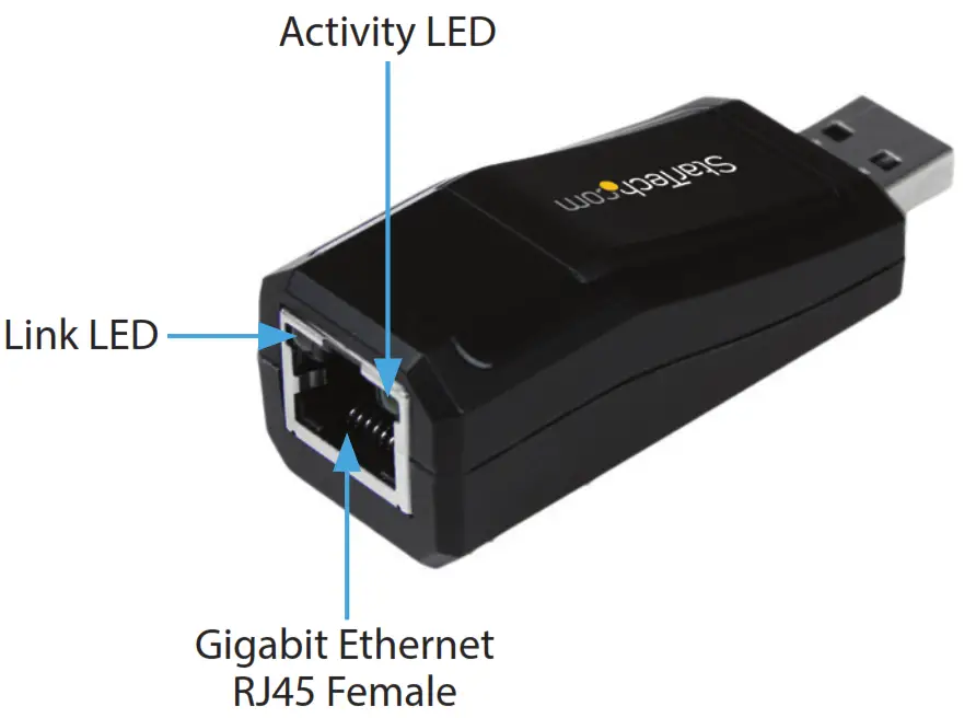 StarTech com USB31000NDS USB 3 0 to Gigabit Ethernet Adapter - USB1