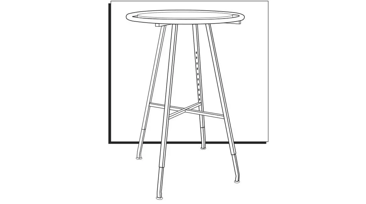 Uline Round Clothes Rack Instructions