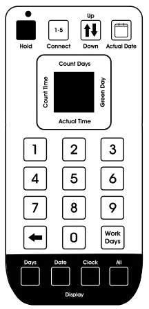 ULINE S-21780 Digi-Day Electronic Scoreboard -ULINE S-21780 Digi-Day Electronic Scoreboard -ULINE S-21780 Digi-Day Electronic Scoreboard