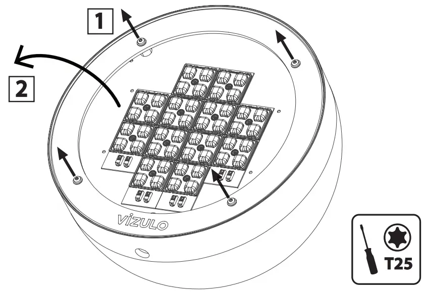 VIZULO Blackbird Scepter LED Street Luminaire fig 2