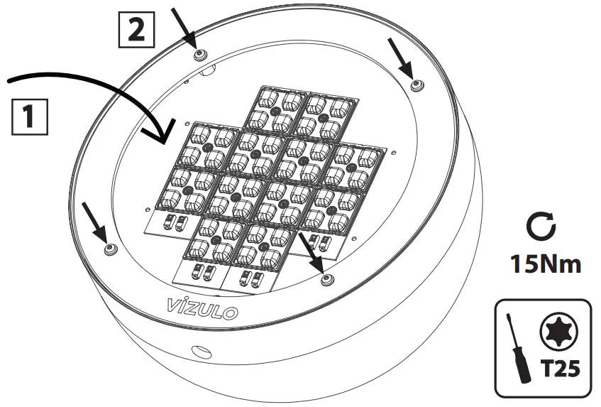VIZULO Blackbird Scepter LED Street Luminaire fig 6