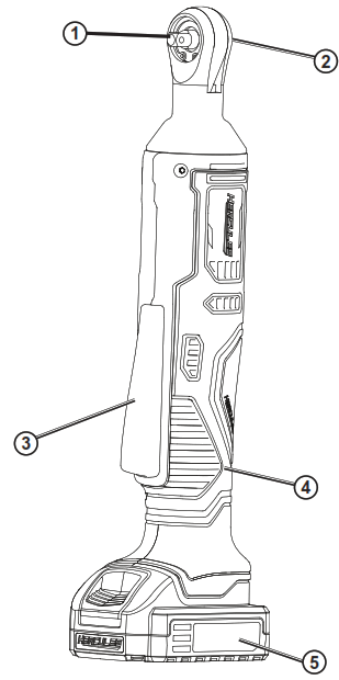 HERCULES HD030B Series 12V Ratchet - Fig