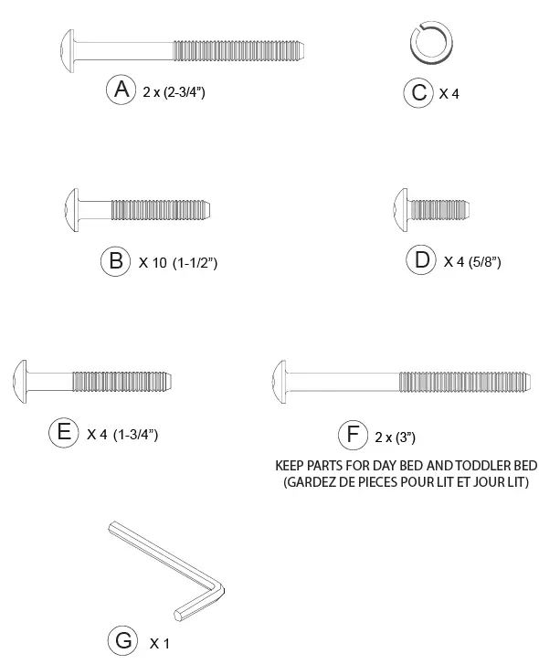 evolur PARKER CRIB 5-in-1 Convertible Crib, Winter 2