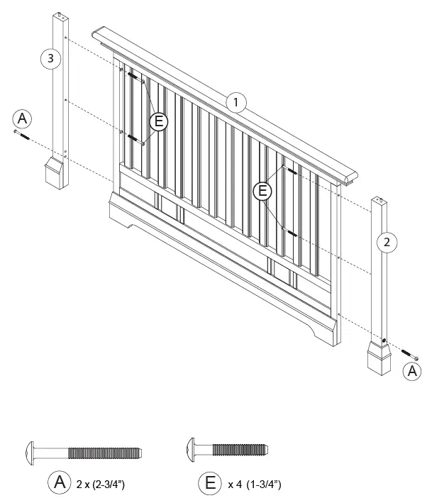 evolur PARKER CRIB 5-in-1 Convertible Crib, Winter 3