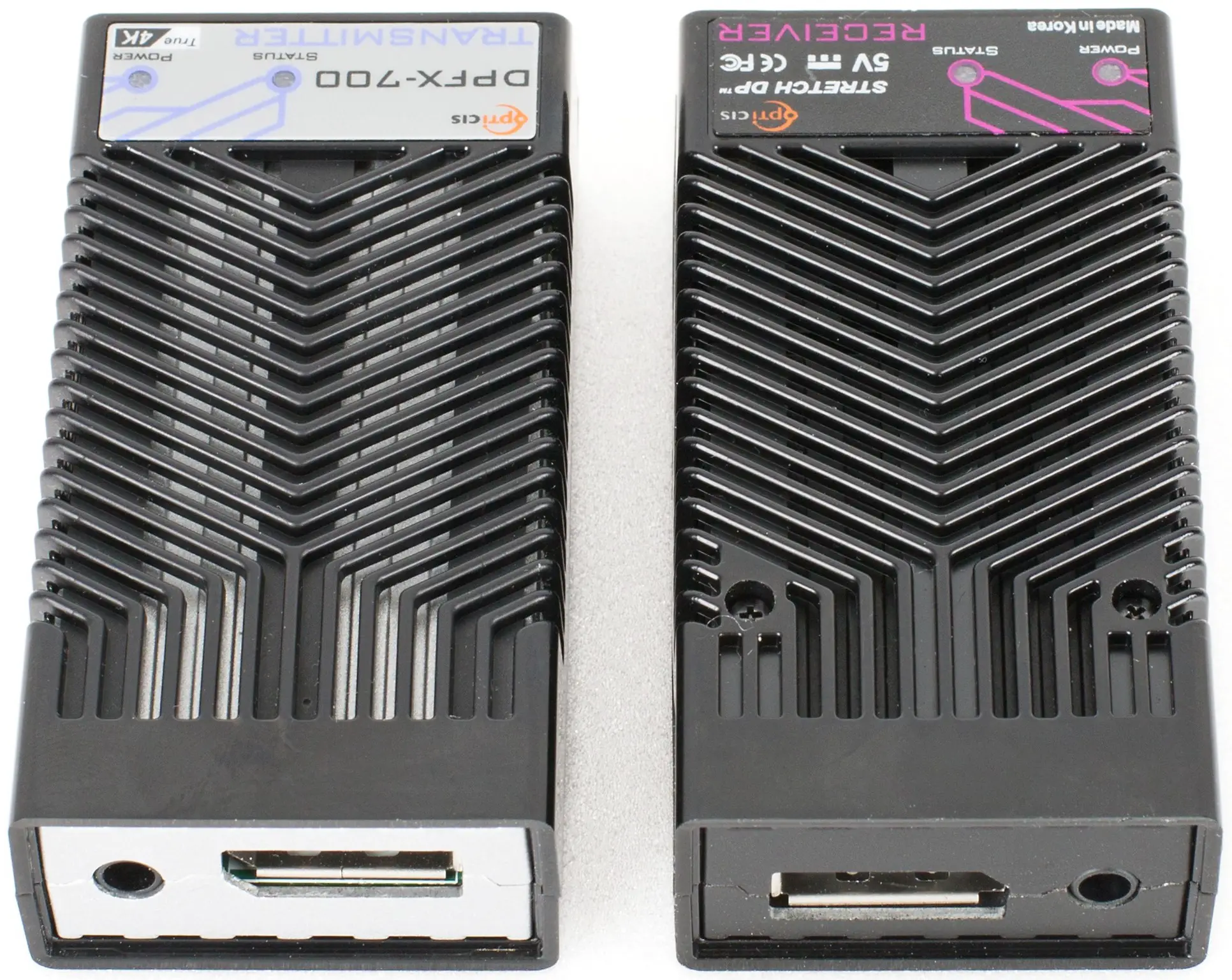 Opticis DPFX-700-TR One (1) Fiber DisplayPort 1.2 Optical Detachable Extender