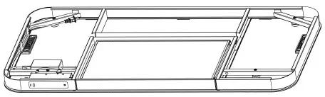 airLIFT OFF65871 Height Adjustable Electric Single Motor Desk - Figure 2