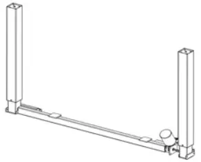airLIFT OFF65871 Height Adjustable Electric Single Motor Desk - Figure 3