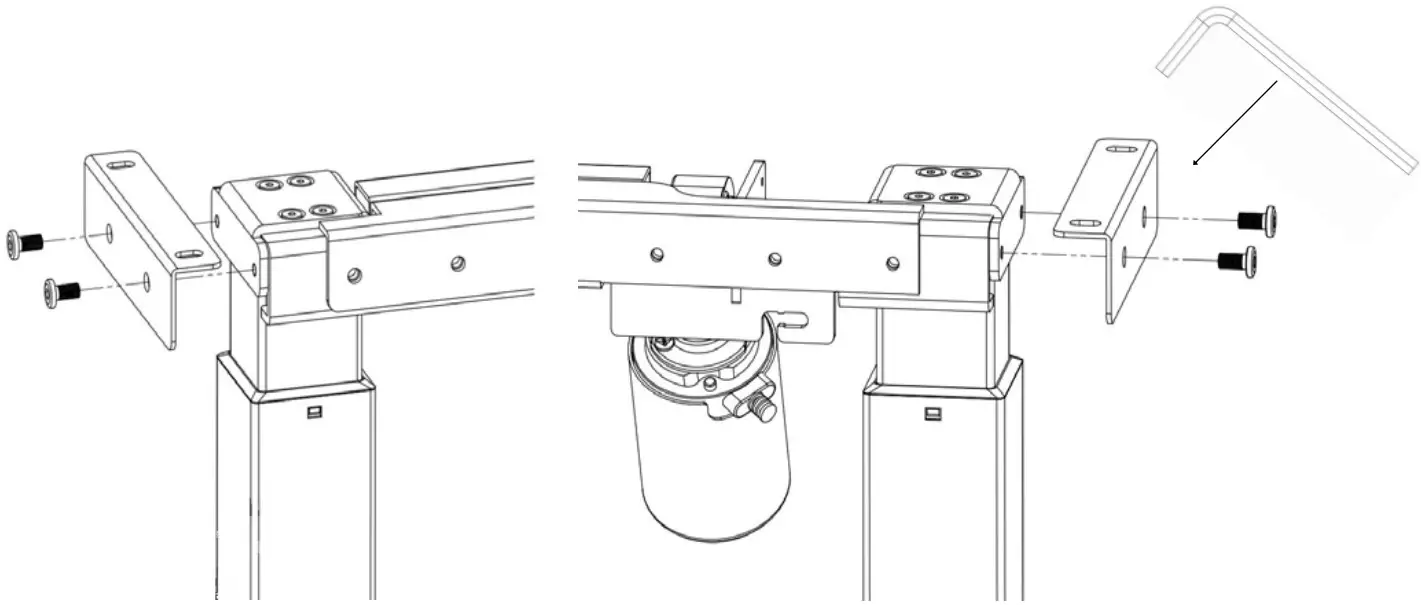 airLIFT OFF65871 Height Adjustable Electric Single Motor Desk - Figure 8
