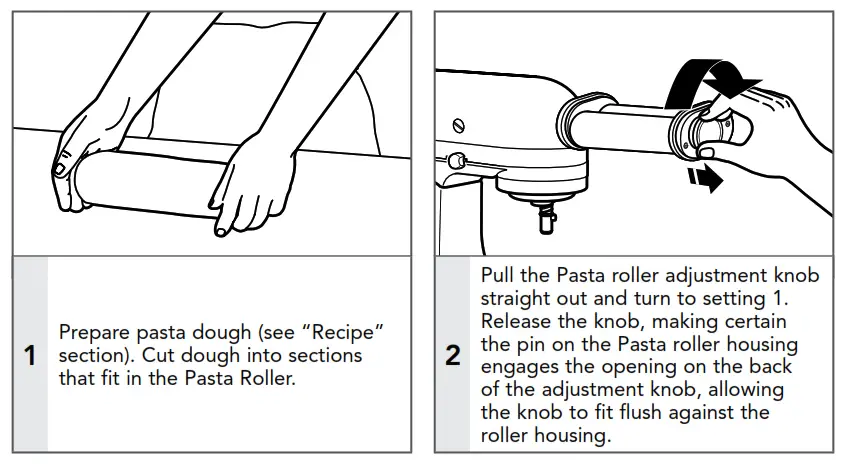KitchenAid Pasta Roller And Cutter - Cutter - USING THE PASTA ROLLER AND CUTTERS 2