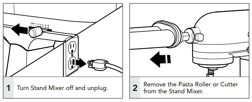 KitchenAid Pasta Roller And Cutter - USING THE PASTA ROLLER AND CUTTERS 5