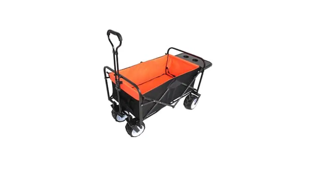 Afoxsos Hdmx488 Folding 4 Cu. Ft. 600d Polyester Fabric Collapsible Garden Cart Instructions