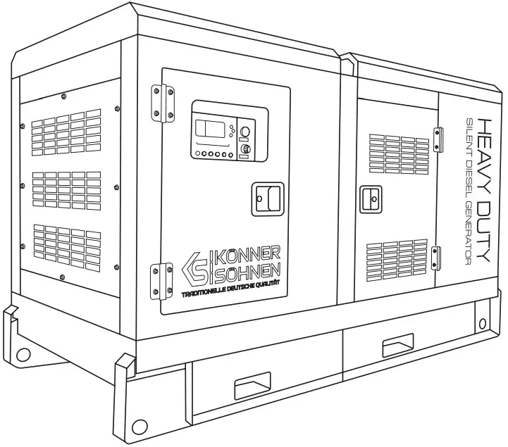 K nner S hnen KS 18-1XM Diesel Power Plant In Noise-Absorbing Housing