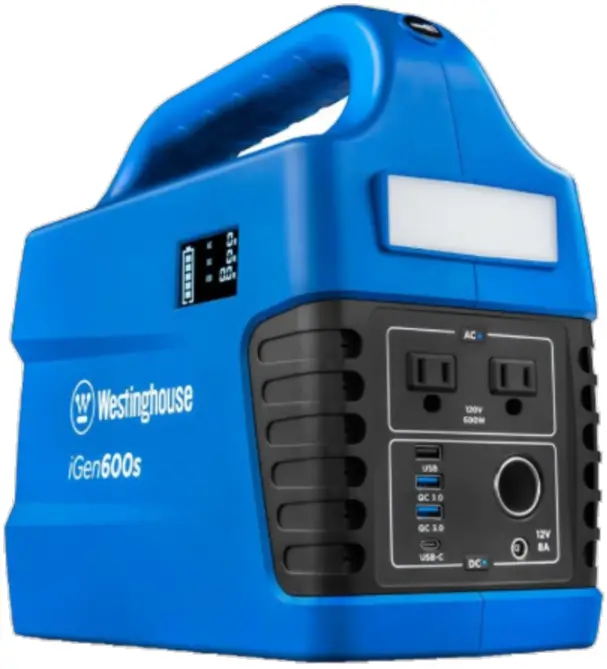 Westinghouse iGen600s 592-Watt Hour Portable Solar Generator