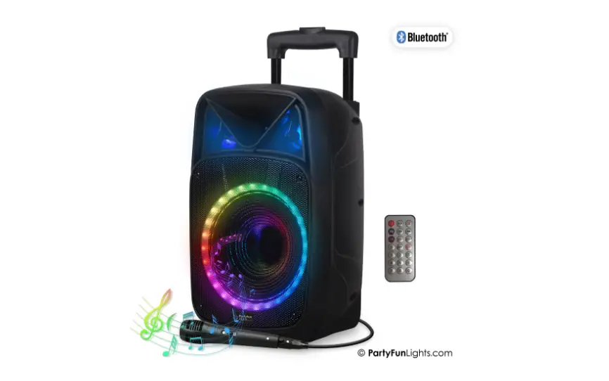 Anko 43233861 Karaoke Party Speaker With Rgb + Mic User Manual