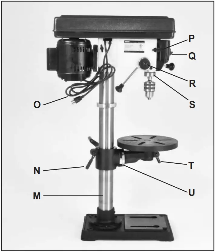 RIKON Power Tools 30 120 13 Inch Bench Drill Press A02