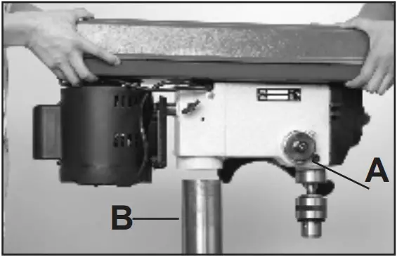 RIKON Power Tools 30 120 13 Inch Bench Drill Press Figure 5