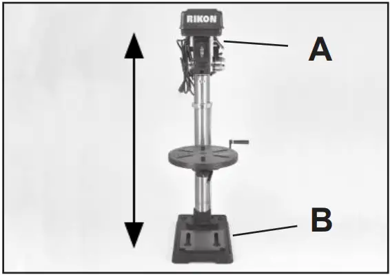 RIKON Power Tools 30 120 13 Inch Bench Drill Press Figure 6