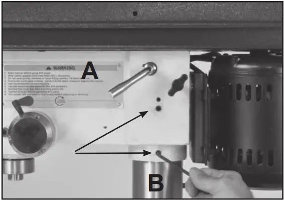 RIKON Power Tools 30 120 13 Inch Bench Drill Press Figure 7