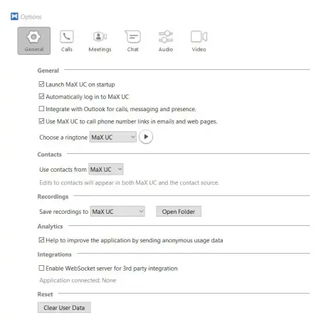 Northland MaX UC Desktop Video Phone Software - fig 36
