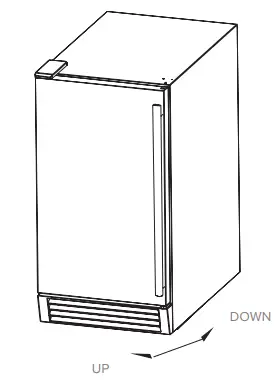 BBQGuys AMG-IM-15 15-Inch UL Outdoor Rated Ice Maker - 4