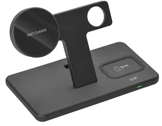 MONOPRICE-P-N-43795-3-in-1-Magnetic-Wireless-Charging-Stand-PRO