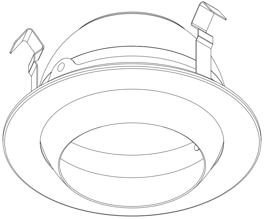 PROGRESS LIGHTING P804003 Satin White 4 Inch Pinhole Recessed Trim