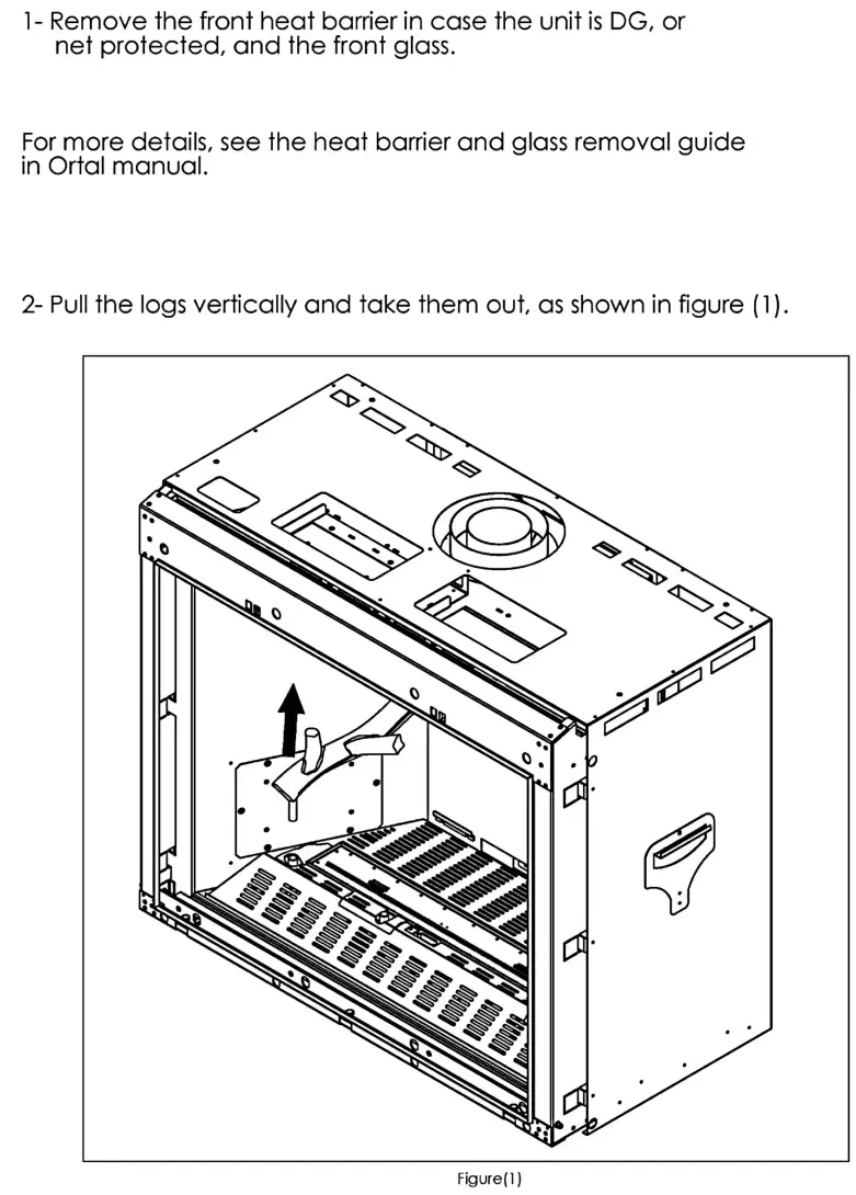 Ortal Wilderness Traditional 36-42 Fireplace - Adjustment Instructions 1