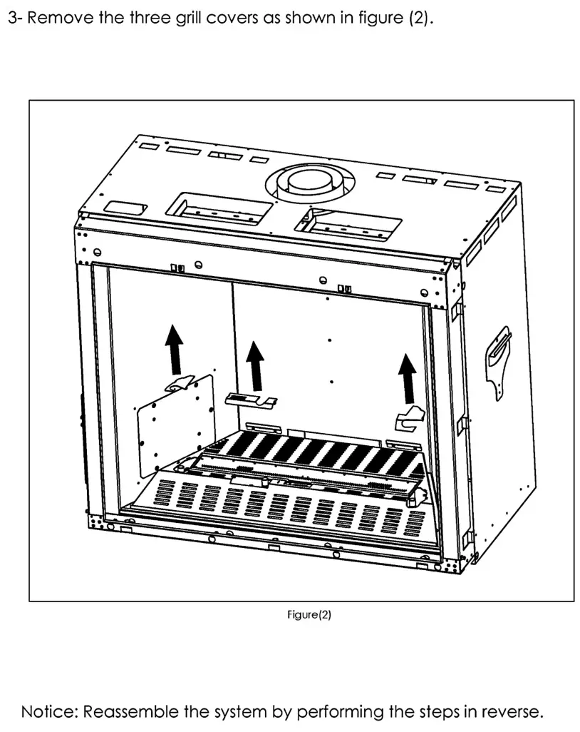 Ortal Wilderness Traditional 36-42 Fireplace - Adjustment Instructions 2