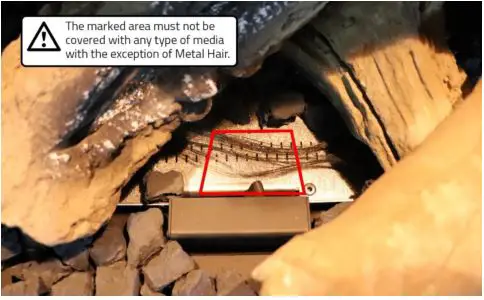 Ortal Wilderness Traditional 36-42 Fireplace - Arrange logs as shown in the following pictures