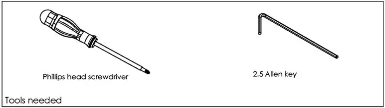 Ortal Wilderness Traditional 36-42 Fireplace - Log Base Position Adjustment Tools Needed