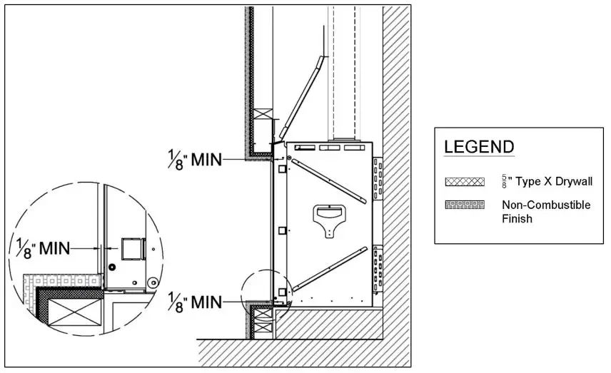 Ortal Wilderness Traditional 36-42 Fireplace - Recessed Installation