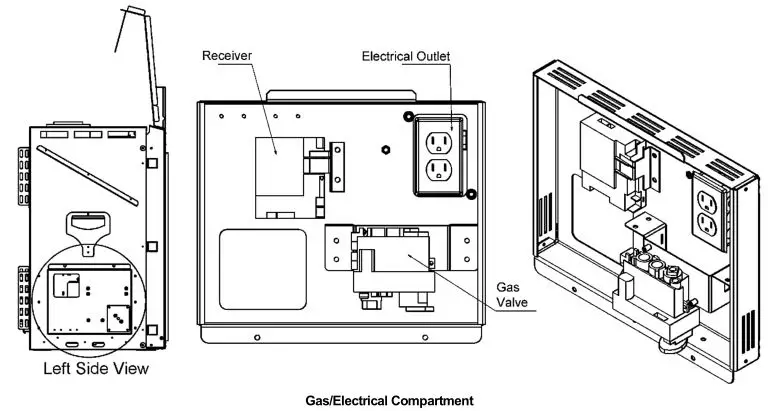 Ortal Wilderness Traditional 36-42 Fireplace - Routing the Gas Line