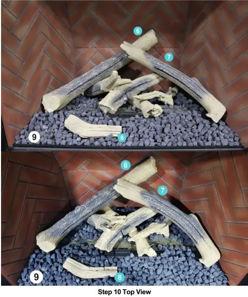 Ortal Wilderness Traditional 36-42 Fireplace - STEP 10.2